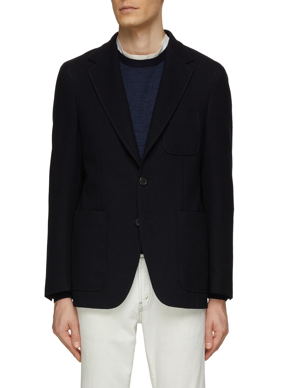 Men CANALI Suits | Single Breasted Notch Lapel Blazer