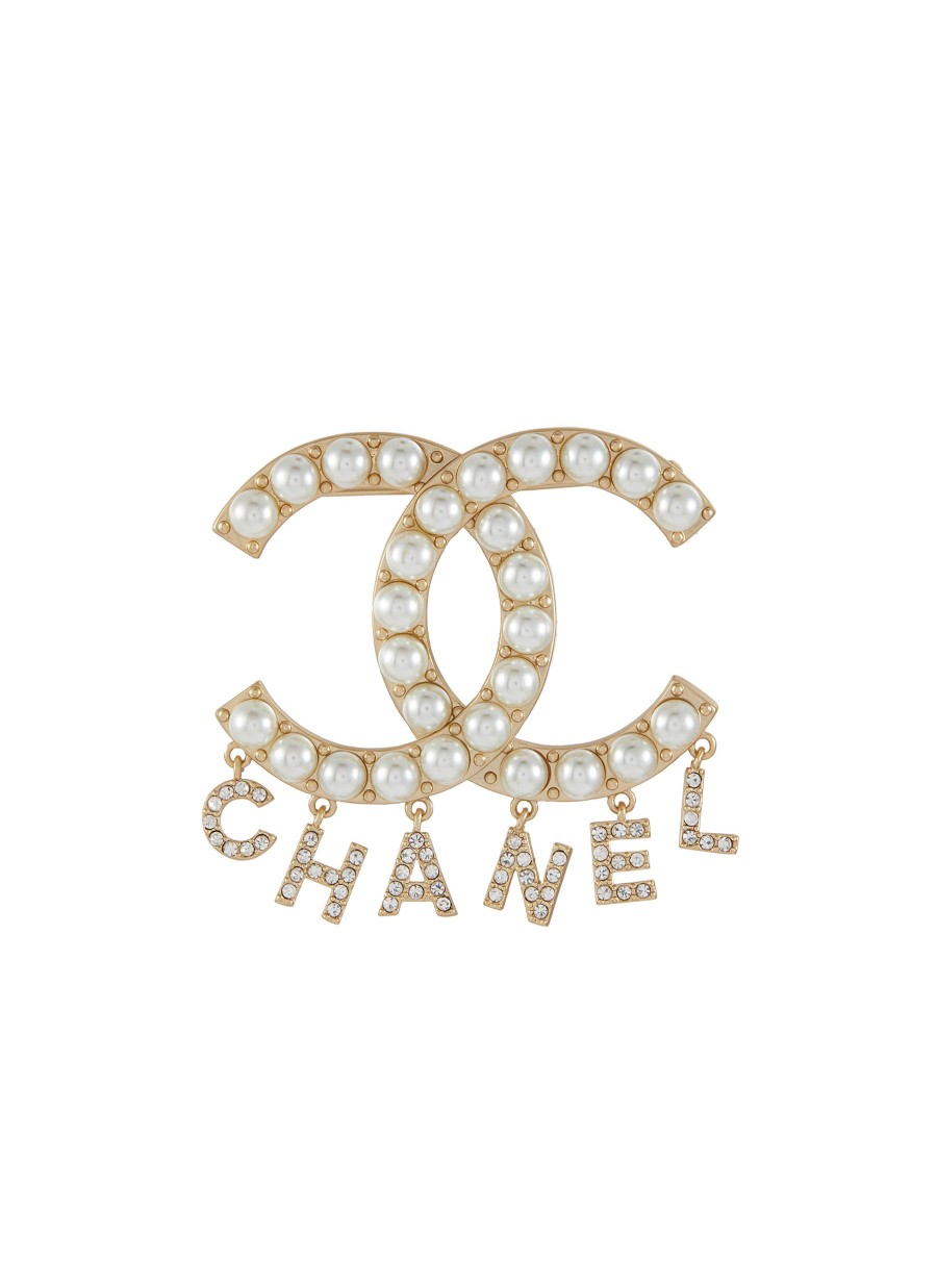 Women LANE CRAWFORD VINTAGE ACCESSORIES Vintage Accessories | Chanel Cc Brooch With Charms