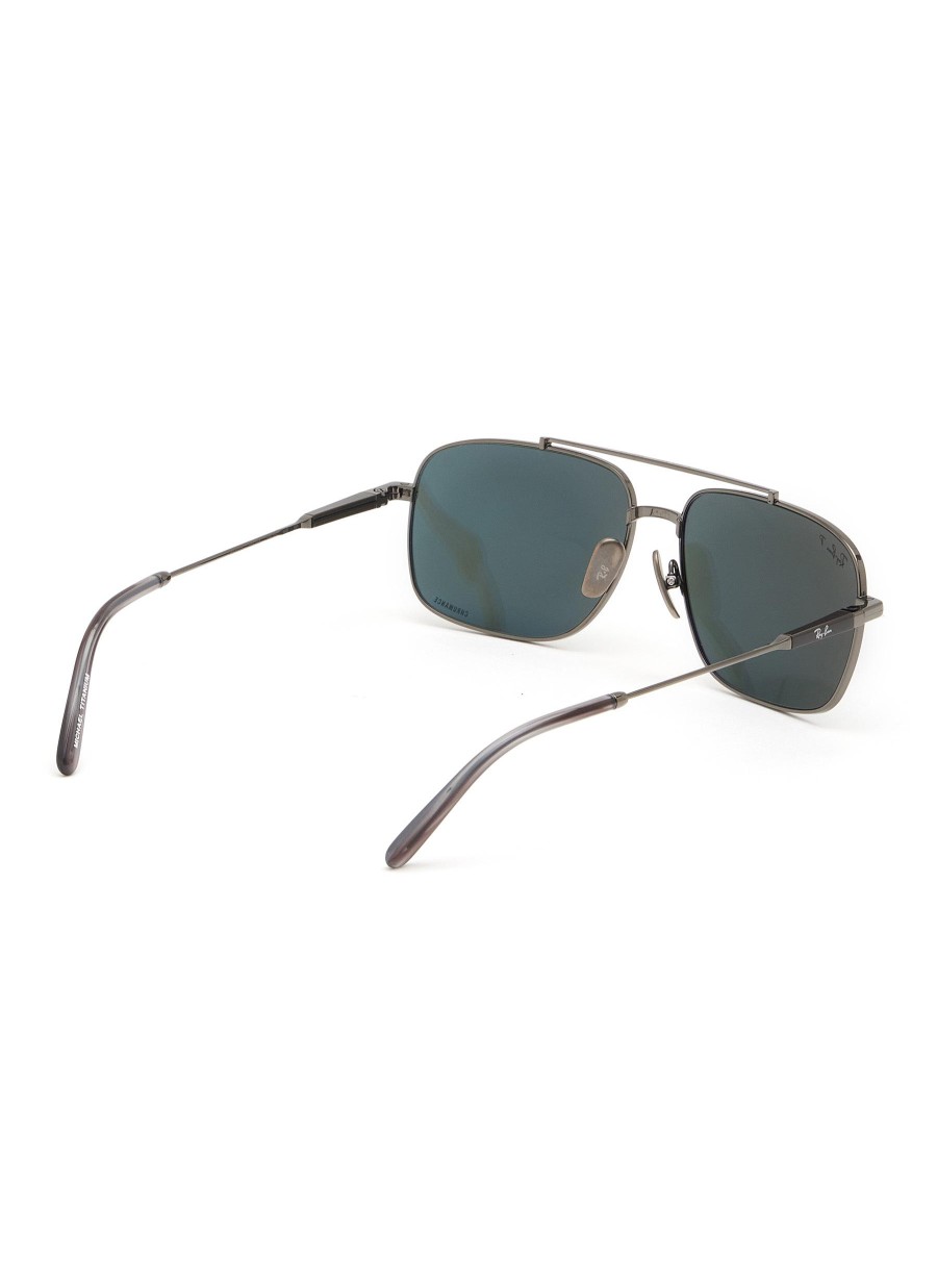 Men RAY BAN Eyewear | Michael Metal Pillow Sunglasses