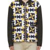 Men KHOKI Jackets | Geometric Patchwork Quilted Jacket