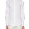 Men BRUNELLO CUCINELLI Shirts | Spread Collar Cotton Twill Shirt