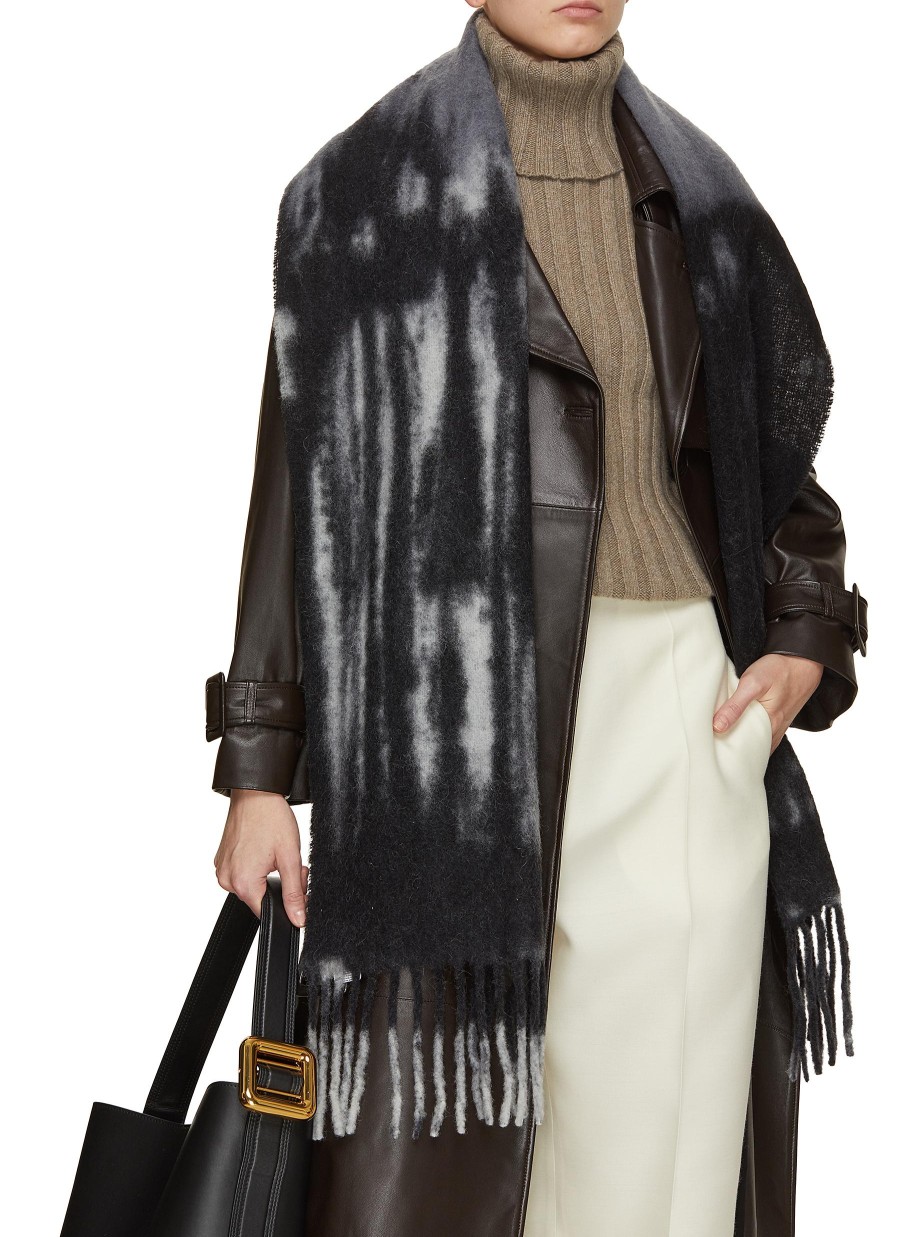 Women FALIERO SARTI Scarves & Wraps | Fringed Alpaca Wool Blend Scarf