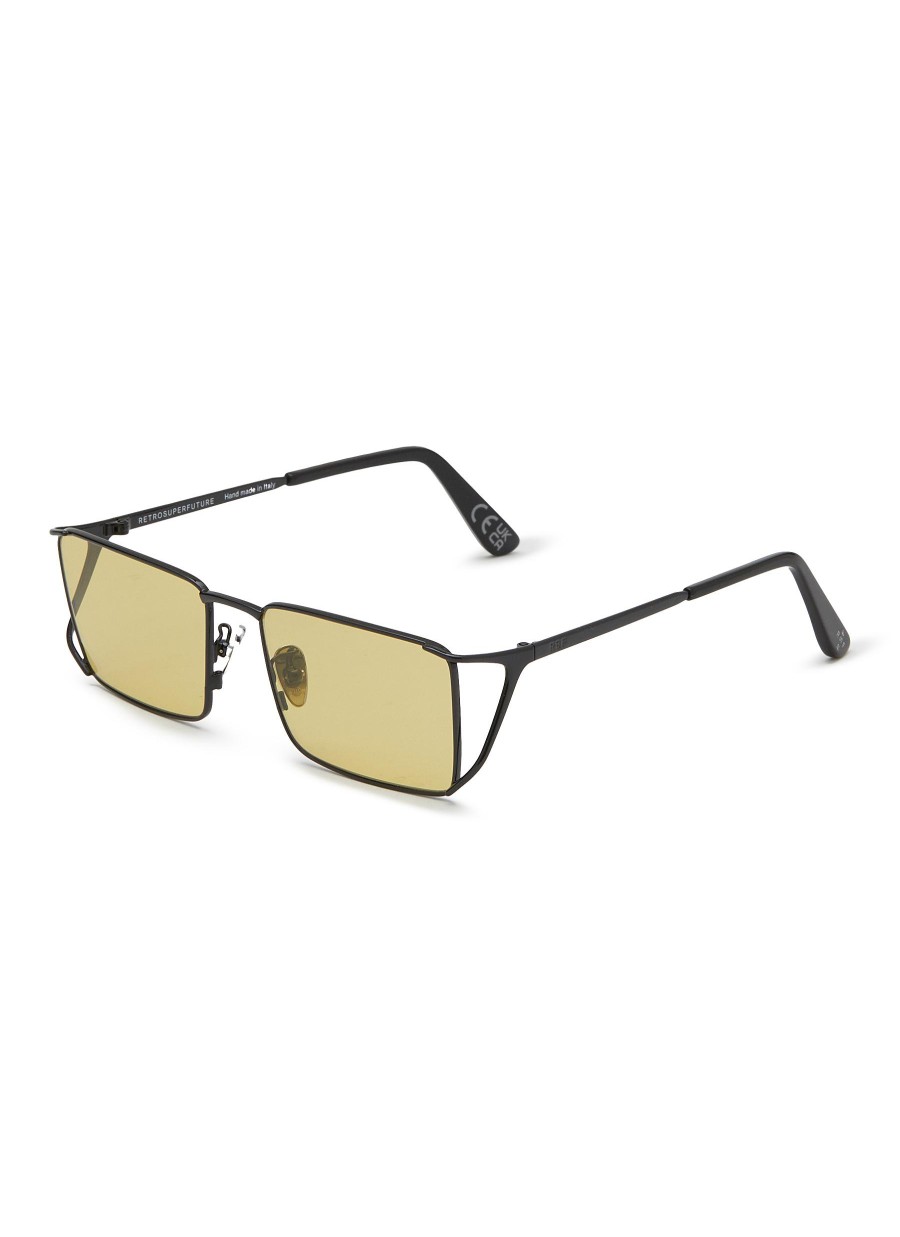 Men SUPER Eyewear | Atlas Rectangle Metal Sunglasses