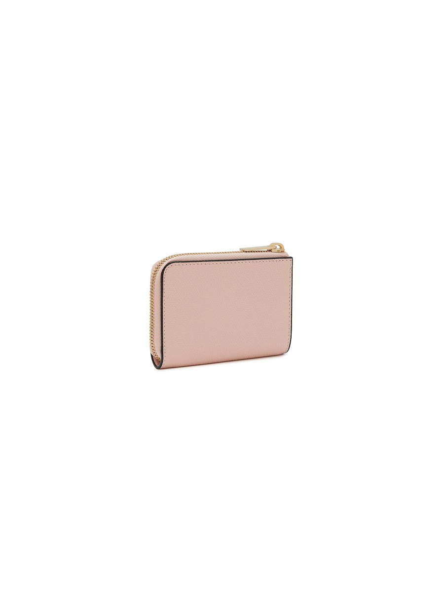 Women VALEXTRA Small Leather Goods | Leather Coin Cardholder