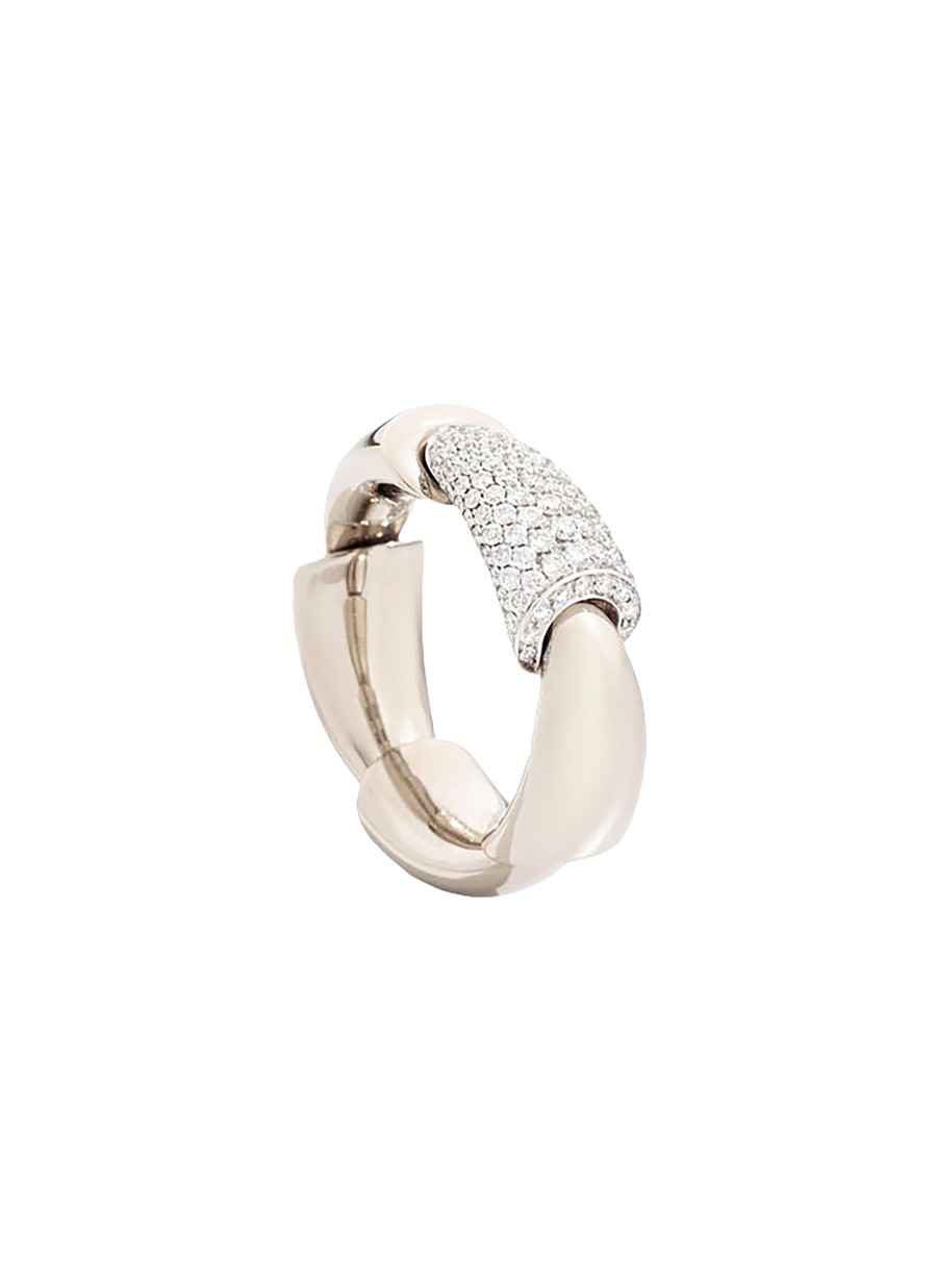 Women VHERNIER Fine Jewellery | Calla 18K White Gold Diamond Ring — Size 52