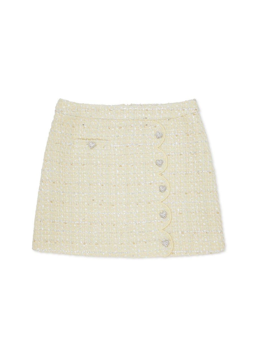 Women SELF-PORTRAIT Clothing | Kids Boucle Mini Skirt