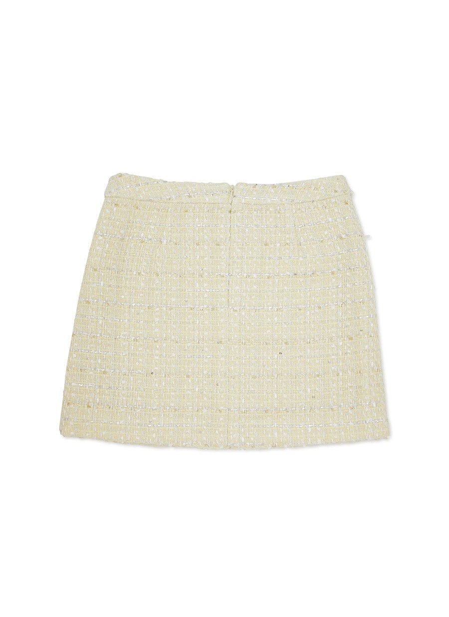 Women SELF-PORTRAIT Clothing | Kids Boucle Mini Skirt