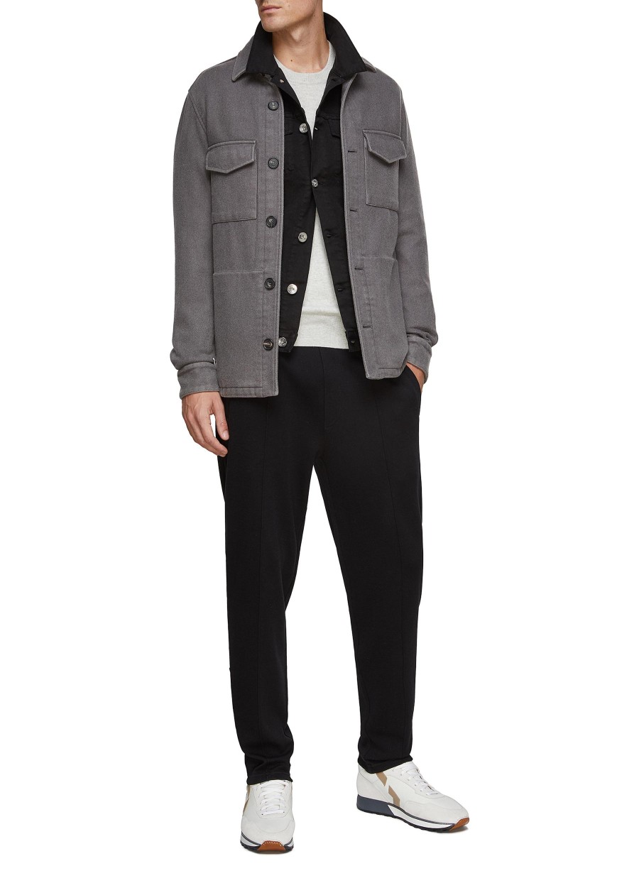 Men BRUNELLO CUCINELLI Jackets | Buttoned Denim Jacket