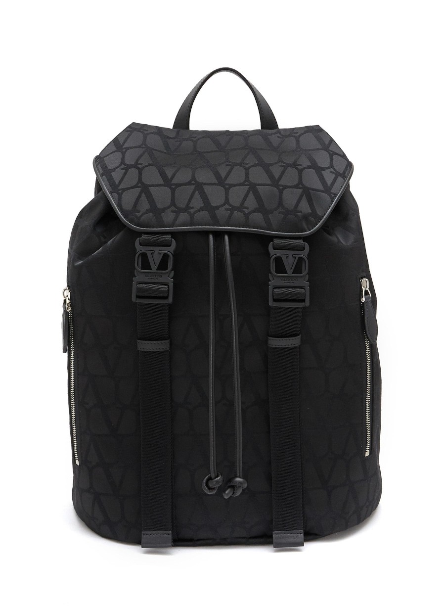 Men VALENTINO Backpacks | Nylon Vlogo Backpack