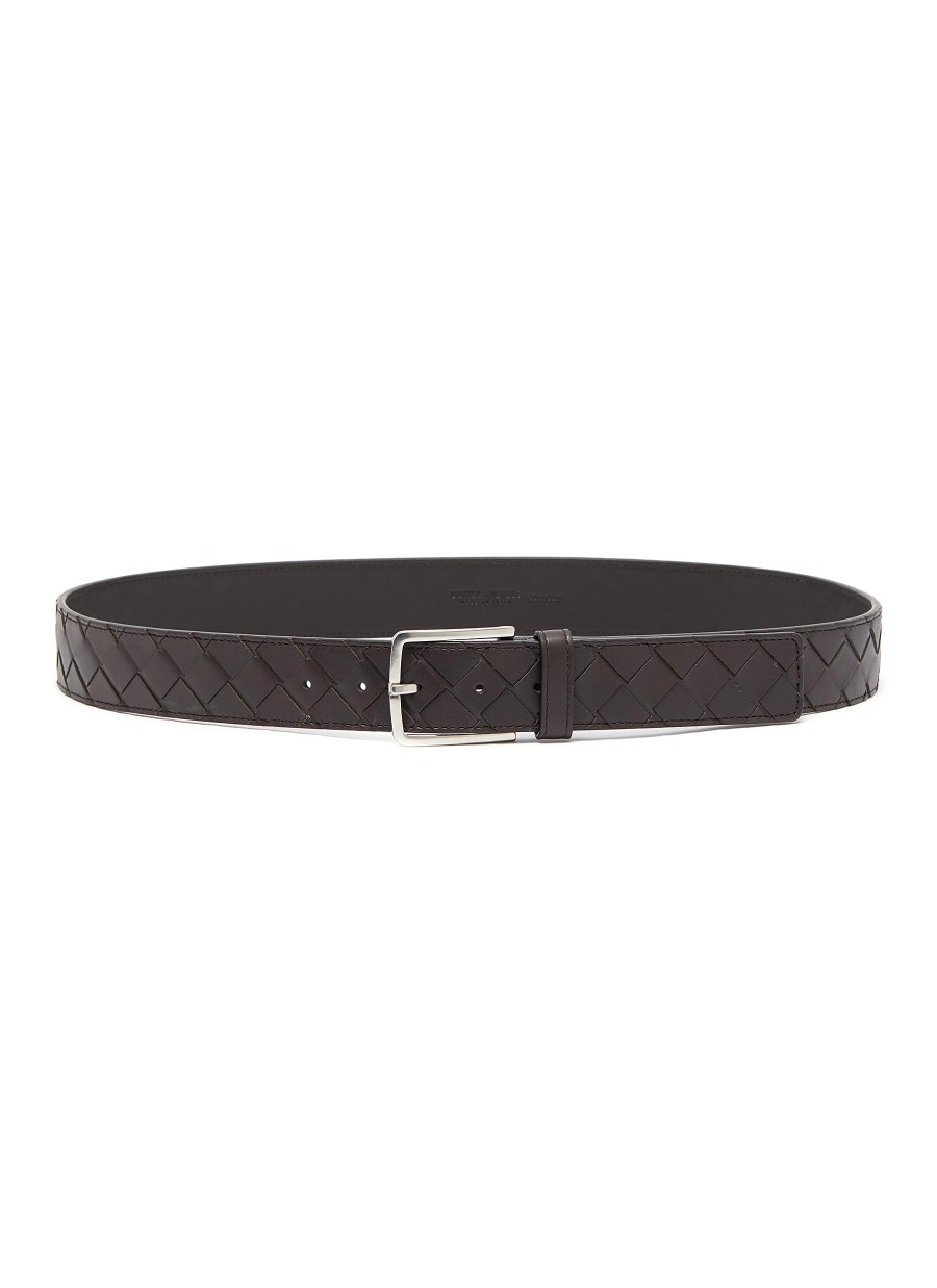 Men BOTTEGA VENETA Belts | Intrecciato Leather Belt