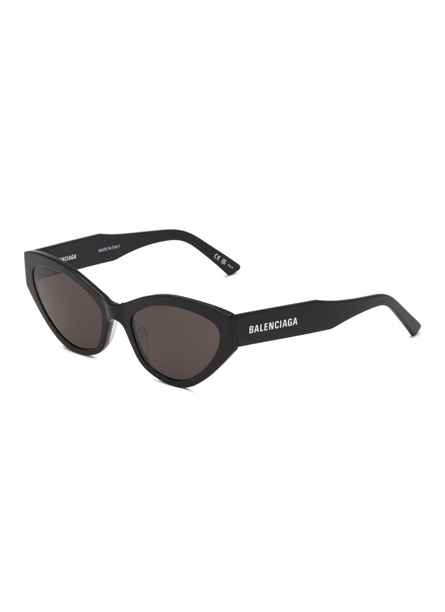 Women BALENCIAGA Eyewear | Acetate Oval Cat Eye Sunglasses