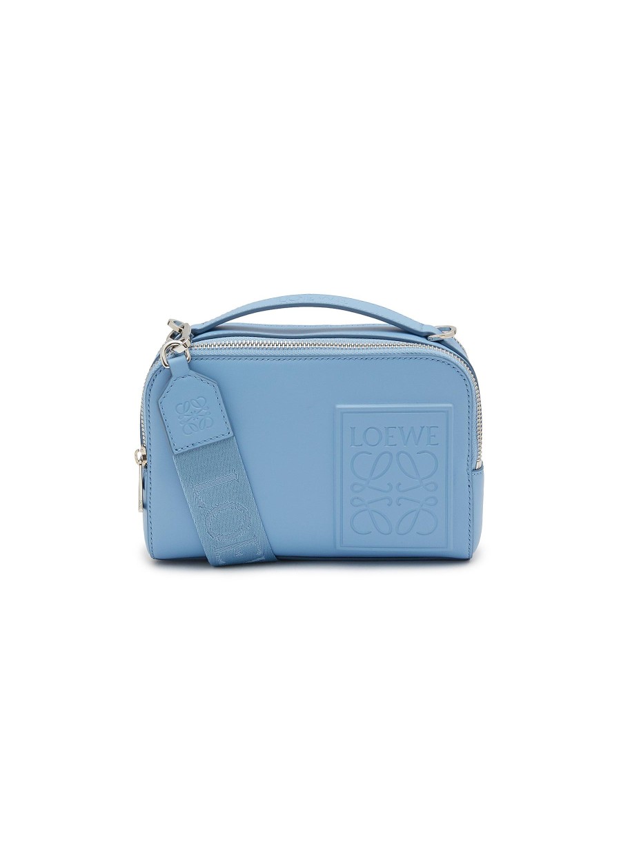 Men LOEWE Backpacks | Anagram Leather Mini Camera Bag