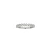 Women LC COLLECTION JEWELLERY Fine Jewellery | 18K White Gold Diamond Half Eternity Band — Size Us 6.5