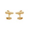 Men BABETTE WASSERMAN Cufflinks | Cactus And Cowboy Hat Gold Plated Cufflinks