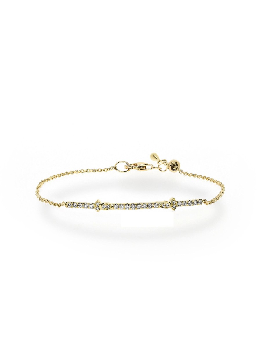 Women LC COLLECTION JEWELLERY Fine Jewellery | 18K Gold Diamond Bracelet