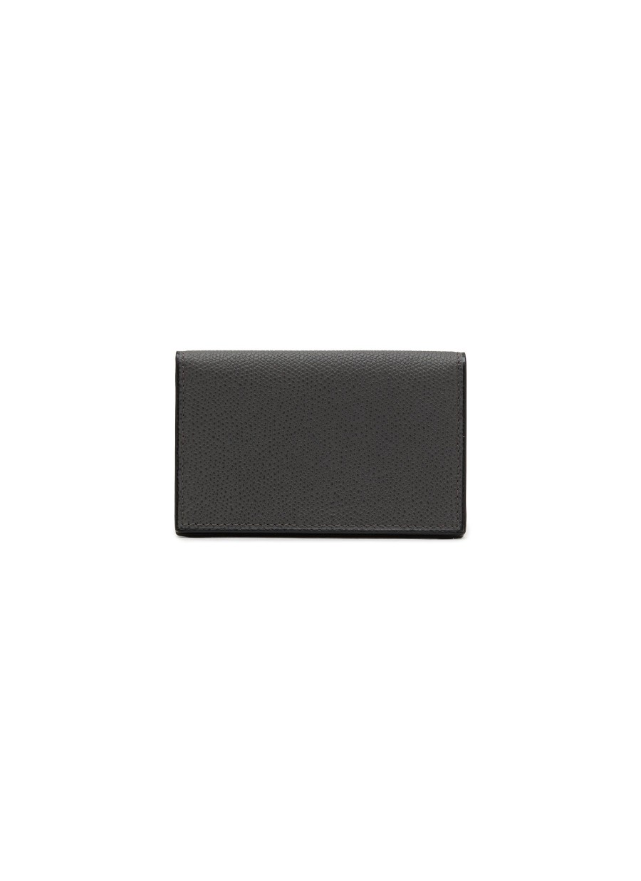 Women VALEXTRA Small Leather Goods | Leather Flapped Cardholder