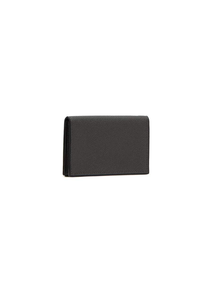 Women VALEXTRA Small Leather Goods | Leather Flapped Cardholder