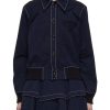 Women BOTTEGA VENETA Jackets | Contrast Stitch Button Up Blouson