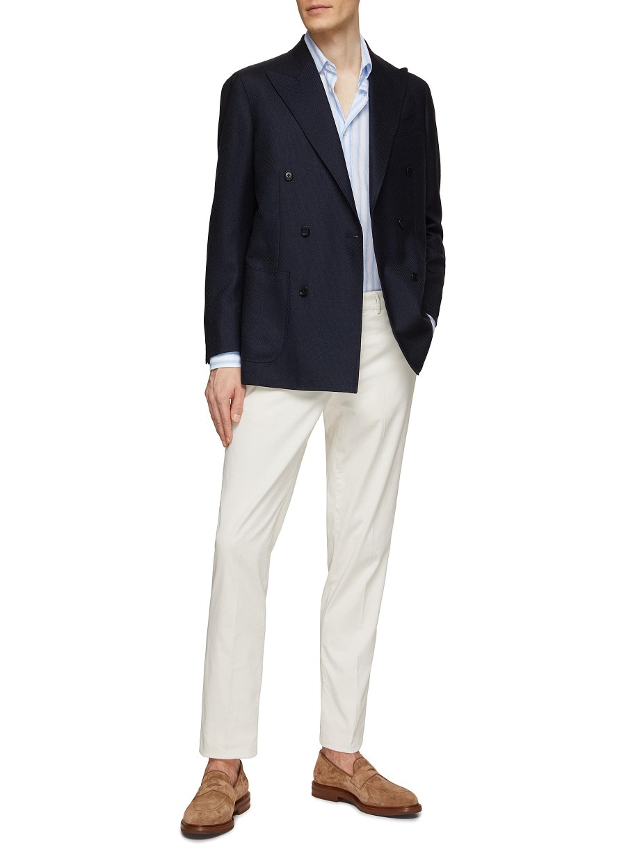 Men BRUNELLO CUCINELLI Pants | Flat Front Cotton Pants