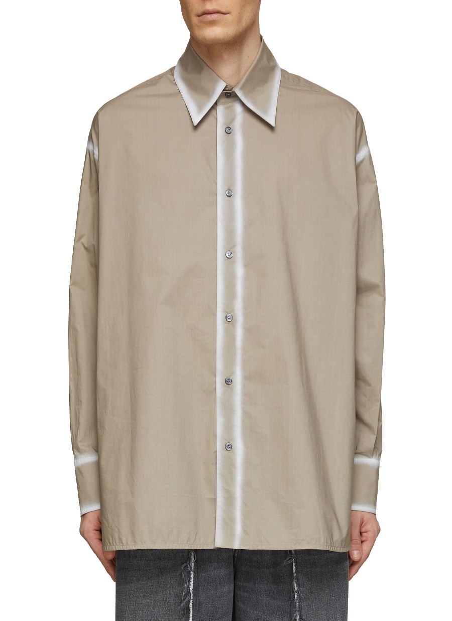 Men MM6 MAISON MARGIELA Shirts | Dip Dyed Trim Shirt