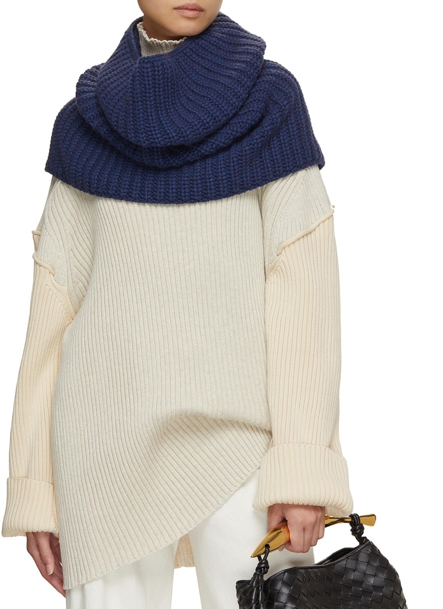 Women JOHNSTONS OF ELGIN Scarves & Wraps | Luxe Cashmere Snood With Shoulder Split