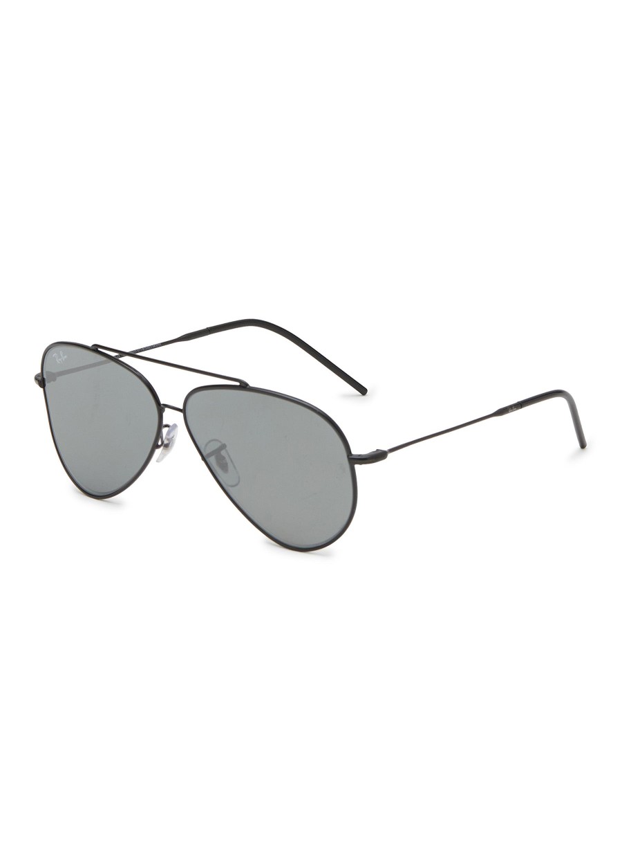 Men RAY BAN Eyewear | Double Bridge Metal Aviator Sunglasses