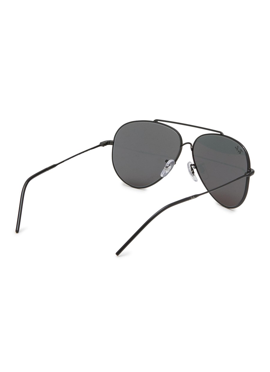 Men RAY BAN Eyewear | Double Bridge Metal Aviator Sunglasses