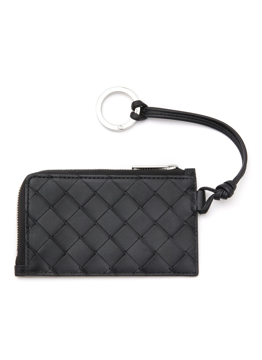 Men BOTTEGA VENETA Small Leather Goods | Intrecciato Leather Zipped Pouch