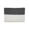 Women PALOROSA Clutch Bags | Large Bicoloured Woven Clutch