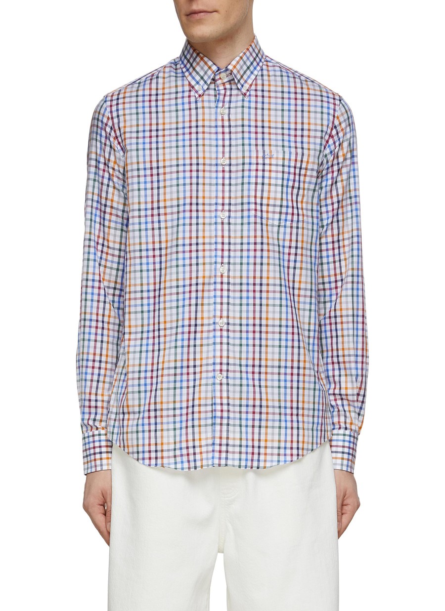 Men PAUL & SHARK Shirts | Chequered Cotton Twill Shirt