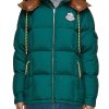 Men MONCLER Jackets | Mariveles' Detachable Hood Embroidered Logo Patch Puffer Jacket