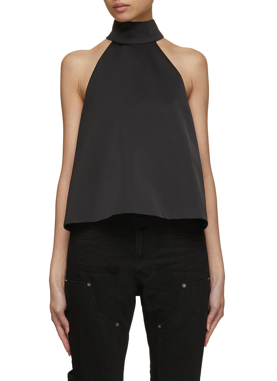 Women WE11DONE Tops | Satin Halter Neck Blouse