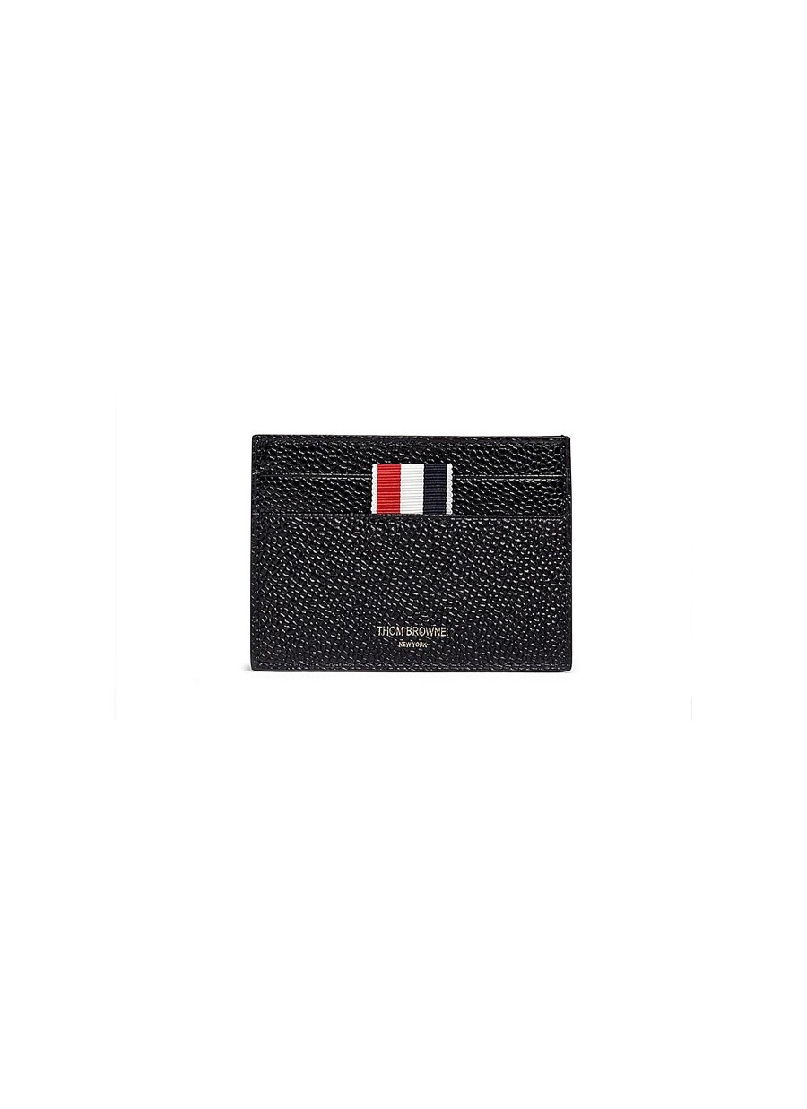 Men THOM BROWNE Small Leather Goods | Pebble Grain Leather Cardholder