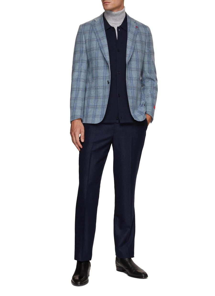 Men ISAIA Suits | Cortina Aqua Moleskin Blazer