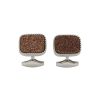 Men TATEOSSIAN Cufflinks | Limited Edition Bronze Drusy Cable Sterling Silver Cufflinks