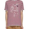 Men JOSHUA’S T-Shirts | Striped Marine Smile Cotton T-Shirt