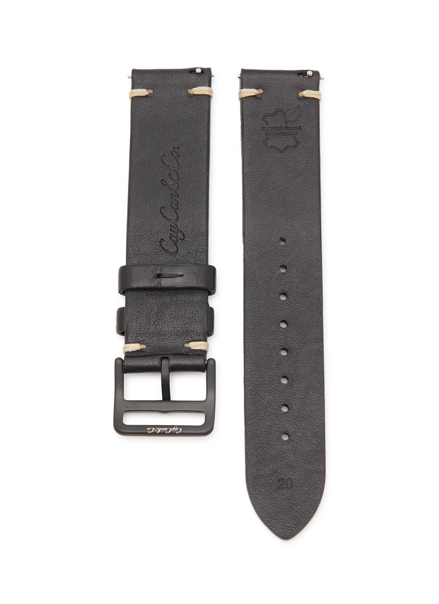 Men CUSTOM T. WATCH ATELIER Watches | Steel Pin Buckle Leather Watch Strap