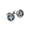 Men TATEOSSIAN Cufflinks | Round Skeleton Tourbillon Cufflinks