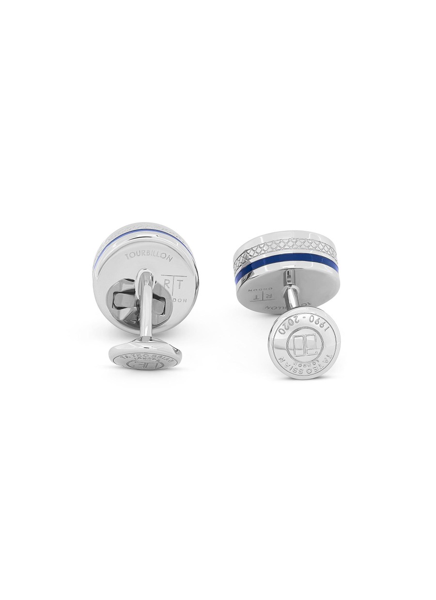 Men TATEOSSIAN Cufflinks | Round Skeleton Tourbillon Cufflinks