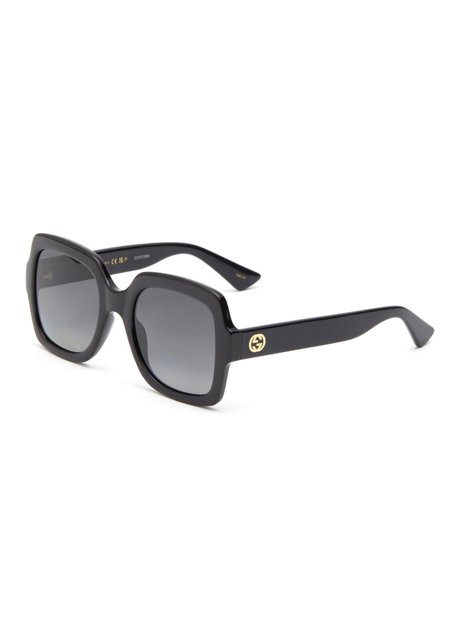 Women GUCCI Eyewear | Logo Acetate Square Sunglasses