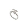 Women LC COLLECTION JEWELLERY Fine Jewellery | 18K White Gold Diamond Ring — Us 6.5