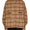 Men THE FRANKIE SHOP Shirts | Oversized Flannel Shirt