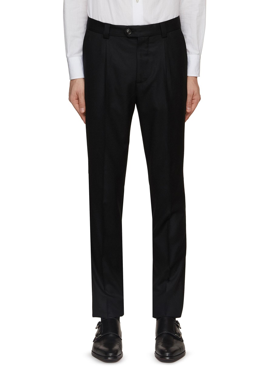 Men BRUNELLO CUCINELLI Pants | Leisure Fit Pleat Pants