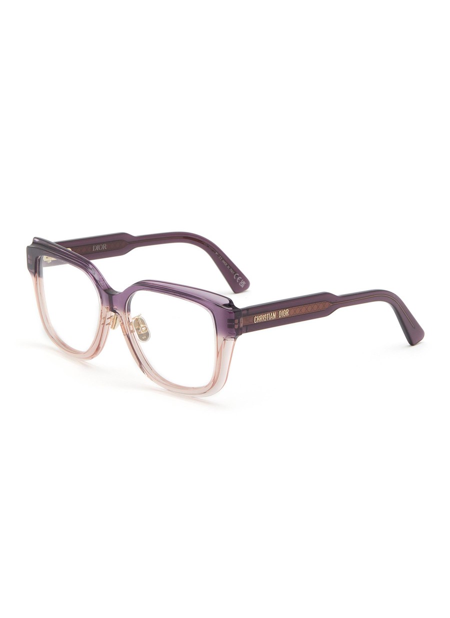 Women DIOR Eyewear | Diorprismeo S2F Acetate Square Frame Optical Glasses