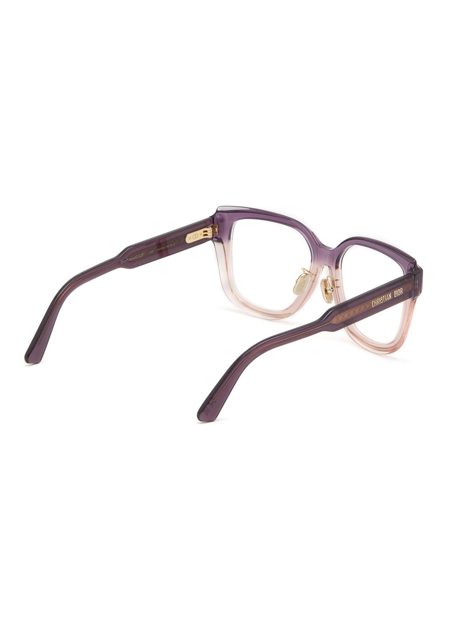 Women DIOR Eyewear | Diorprismeo S2F Acetate Square Frame Optical Glasses