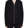 Men SUNSPEL Pullovers & Hoodies | Drawstring Hood Front Zip Cotton Loopback Jacket