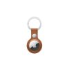 Women APPLE Tech Accessories | Airtag Leather Key Ring Saddle Brown