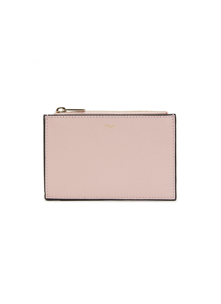 Women VALEXTRA Small Leather Goods | Porta Calf Leather Cardholder