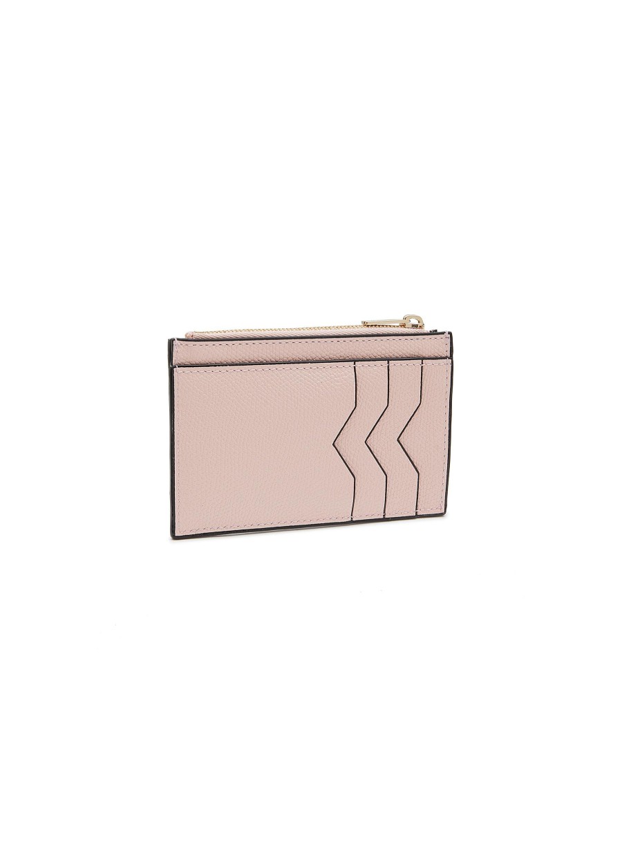 Women VALEXTRA Small Leather Goods | Porta Calf Leather Cardholder