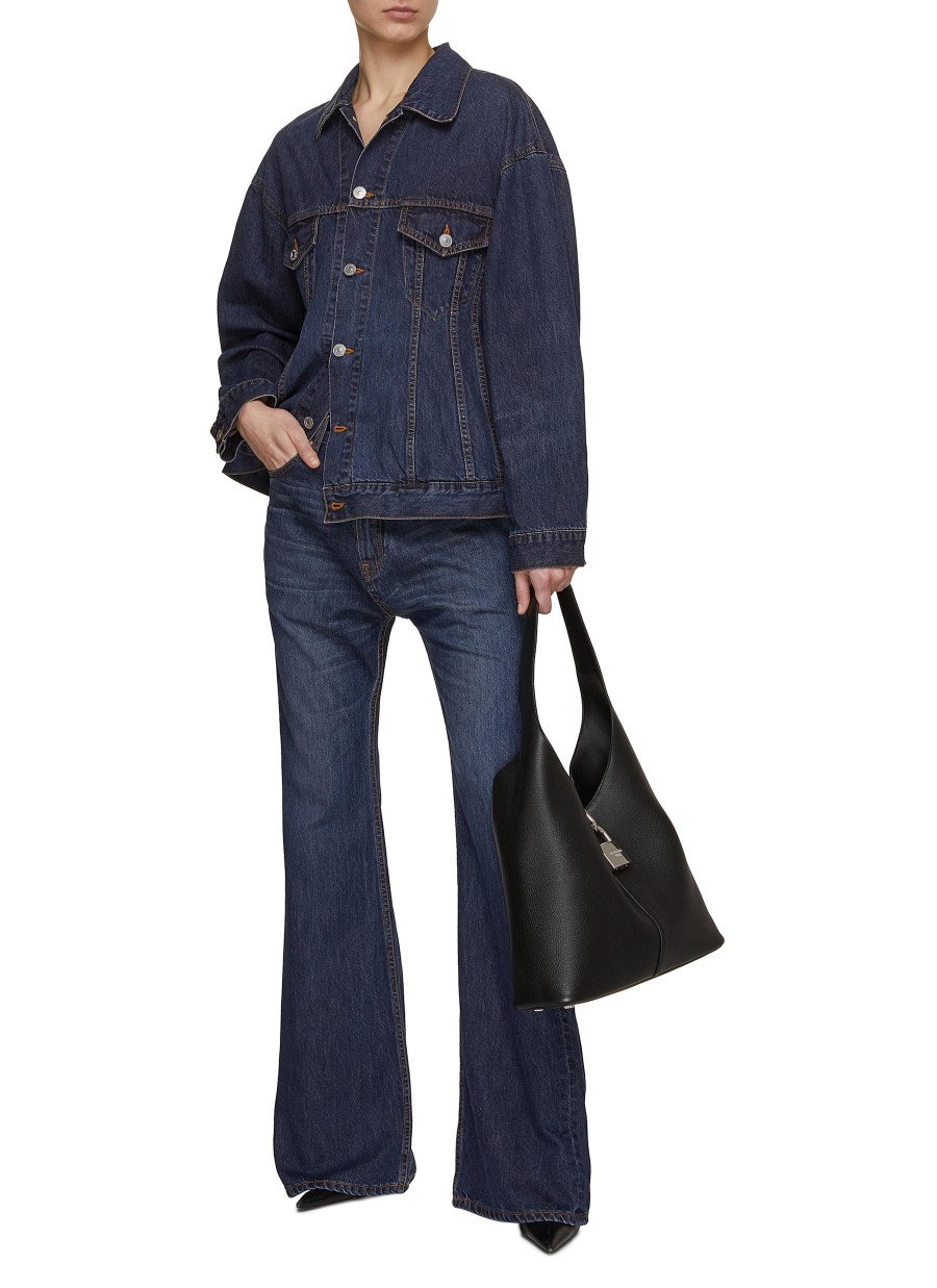 Women BALENCIAGA Jackets | Hourglass Denim Jacket